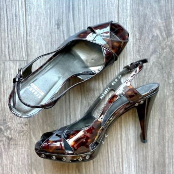 Stuart Weitzman Shoes - Stuart Weitzman Tortoise Shell Slingback Pump | 39